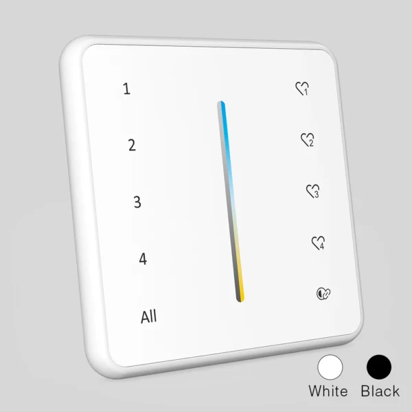 <b>PR01 </b><br />4-Zone CCT Panel Remote (2.4G)
