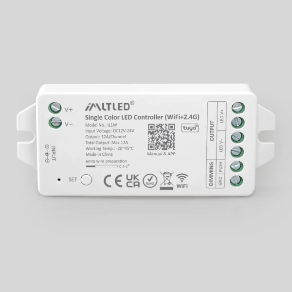iL1W WiFi+2.4G Singl Color LED Controller