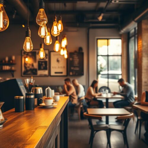 Coffee Shop Lighting