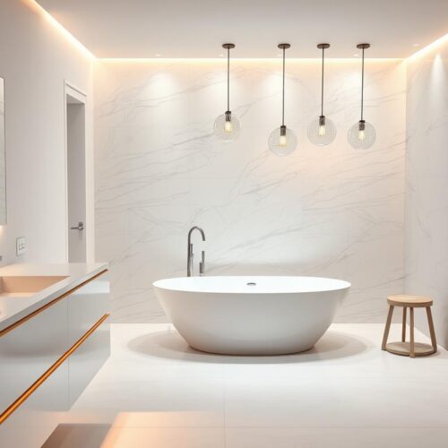 Creative Bathroom Lighting