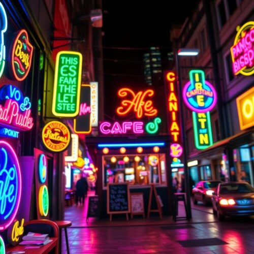 Creative Neon Sign Lighting