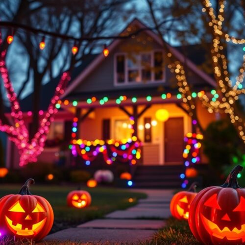 halloween lights outdoor