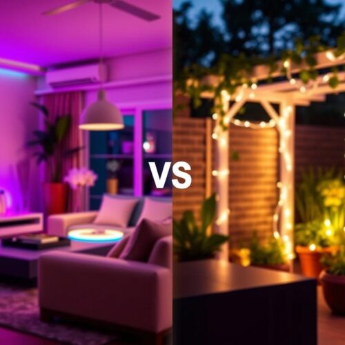LED Strip Lights Vs Rope Lights