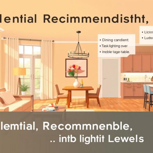 Residential Recommended Lighting Levels